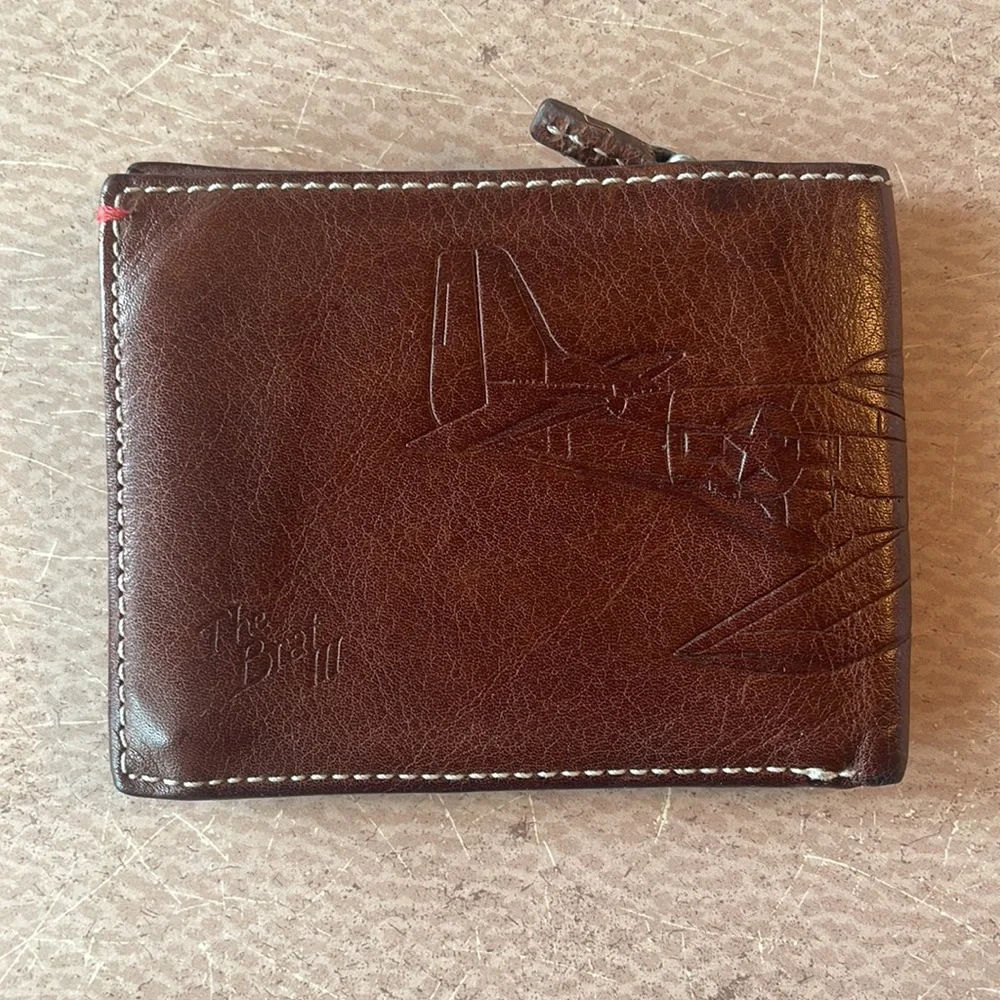 Fossil The Brat III Bi-Fold Leather Wallet